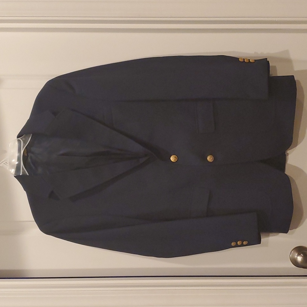 Men's Vintage Robinson's Navy Blue Blazer